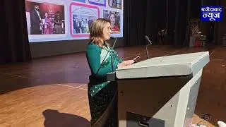 KR Mangalam World School, Faridabad के Annual Day प्रोग्राम में प्रिंसिपल मुक्ता बक्शी का भाषण 