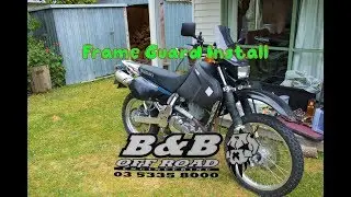 Suzuki Dr650 B&B Off Road Frame Guard Install