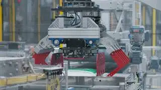 Chwytak do paletyzacji work&oacute;w z materiałami sypkimi - Ciech Salz Deutschland