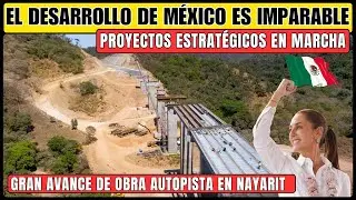 ¡México no se detiene! Espectacular la nueva AUTOPISTA Tepic a Compostela, MEGA OBRAS en desarrollo