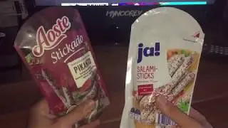 Food Vergleich: Mini Salami Aoste vs ja! (Funvideo)