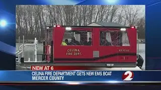 Celina fire department gets new EMS boat