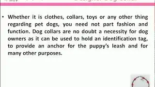 Designer Dog Collar