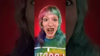 Terrifier Rainbow Makeup! 🌈🩸 #makeup #art #horror