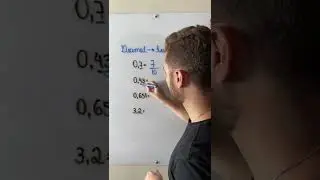 Como transformar n&uacute;meros decimais em fra&ccedil;&atilde;o