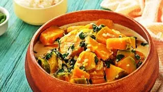 How to Cook Squash With Coconut Milk recipe | panlasang pinoy recipe