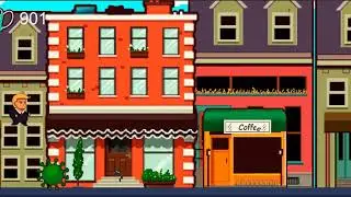 Trunp Unity game 2d runner