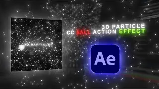 How to create 3D particle space effect in after effects 