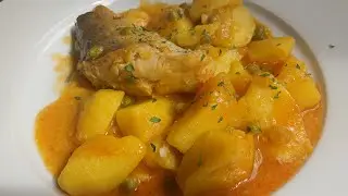 La MEJOR pescadilla con patatas como la hacía mi abuela❤️