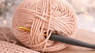 İncredible technique 💯Very easy and very beautiful crochet 