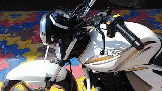 TVS star city + Round shepe head light