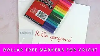 Cricut Pen Not Touching Paper | Dollar Tree Markers for Cricut | Dollar Tree Pens for Cricut