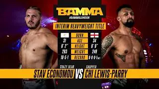 BAMMA 34: Stav Economou vs Chi Lewis-Parry
