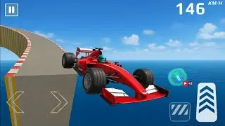 GT Formula Car Mega Ramp Extreme RacingFormula Car Racing Stunts 3D #5 -  Android Gameplay 2019