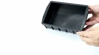 QXR Q-CB02 205*135*65mm Black antistatic ESD small component box
