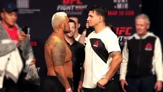 UFC Brisbane Weigh-ins: Mark Hunt vs Frank Mir