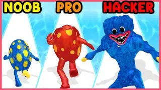 NOOB vs PRO vs HACKER in Monster Egg 3D