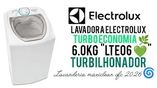 Lavadora Electrolux Turbo Economia 6kg LTE06 - pretas