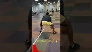 BALL HANDLING WITH DRIBBLE BRIDGE 🔥🏀 #shorts