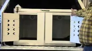 Video 17 - Alumilene side-by-side Kennel - fan and lights option