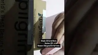 Pilgrim Tinit #unboxing #pilgrim #tint #lip #liptint #review