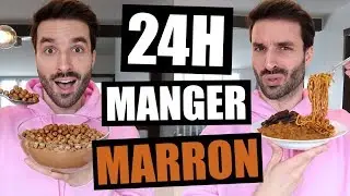 JE MANGE QUE LA NOURRITURE MARRON PENDANT 24H - FT HUBY
