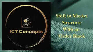 ICT Concepts - Shift in Market Structure With an Order Block