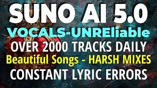 SUNO AI 5.0 TESTING LYRIC ABILITY AGAINST MY LYRICS