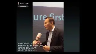 Periscope-Interview mit Željko Kaurin auf der CeBIT2016 zu FinTechs