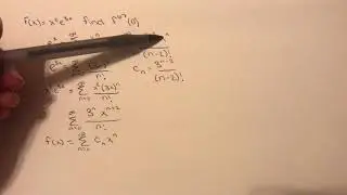 Taking the nth Derivative of a Function