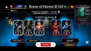 Tower of Horror Boss 110 + reward | Mk Mobile Mortal Kombat Mobile Gameplay 2025.