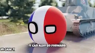 French Tank || 3D Countryballs ПЕРЕОЗВУЧКА 16+