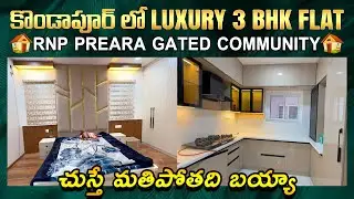 RNP Preara Gated Community Kondapur | 3 BHK Flat | Interior Design | SCM Interior