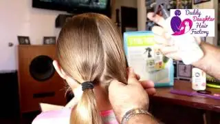 Low Pigtail Braids by Daddy Daughter Hair Factory