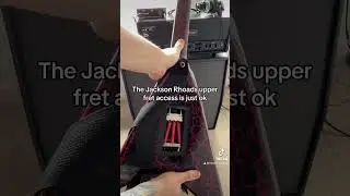 Jackson Rhoads vs LTD Arrow 1000 #metalmusician #jacksonguitars #espguitars #metalguitar #flyingv