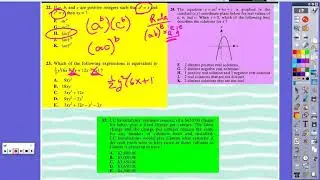 Elementary algebra lesson ACT Prep Class