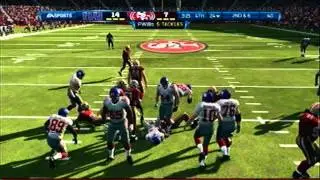 Madden NFL 13 Demo: Giants vs 49ers Second Half PS3 Gameplay