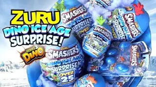 Zuru Smashers Dino Ice Age Surprise Egg | The Dino Ice Age Mini Surprise Egg | Over 25 Surprises