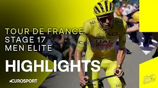 UNFORGETTABLE VICTORY! 🤩 | Tour de France Stage 17 Race Highlights | Eurosport Cycling