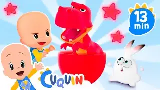 Learn the colors with the Trex | Kids Education | Cleo & Cuquin