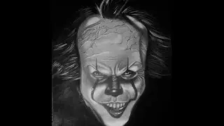 How to draw Pennywise🤡🤡/Timelapse video