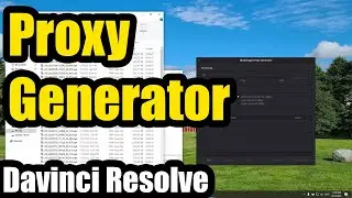 How to use Blackmagic Proxy Generator (Davinci Resolve 18, Offline, Relink Proxy Media)