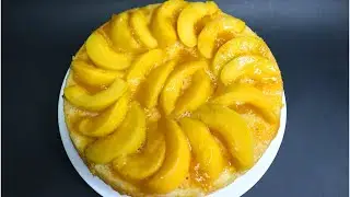 BOLO DE PÊSSEGO SIMPLES E CREMOSO