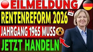 Rentenreform 2026: Diese neuen Regeln treffen den Jahrgang 1965 besonders hart