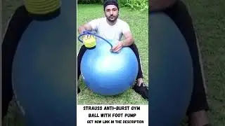 Strauss Anti-Burst Gym Ball with Foot Pump || Amroha Store || #shorts