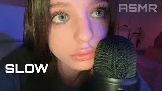 ASMR ☆ Slow Mouth Sounds & Hand Sounds