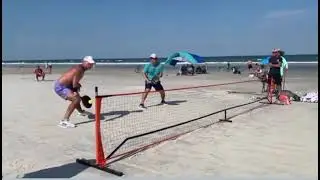 POP Tennis Nationals. Kent Seton & Brian Wan net dominance on the way to 2021 National doubles title