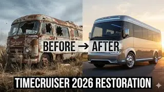&ldquo;TimeCruiser 2026: From Rusted Ruins to Futuristic Luxury Motorhome Transformation!&rdquo;