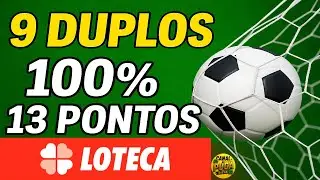 LOTECA 9 DUPLOS | ESTRAT&Eacute;GIA COM GARANTIA DE 13 PONTOS