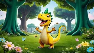 Dinosaur Animation Cartoon|Kids Rhymes 2024|Dinosaur Poems In English |Dino Poems|Dinosaur songs